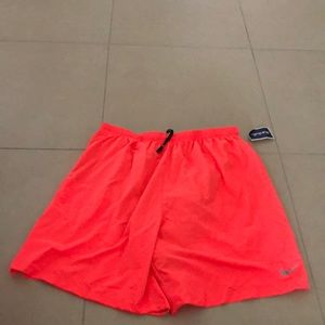Neon Orange Nike Shorts - Size L